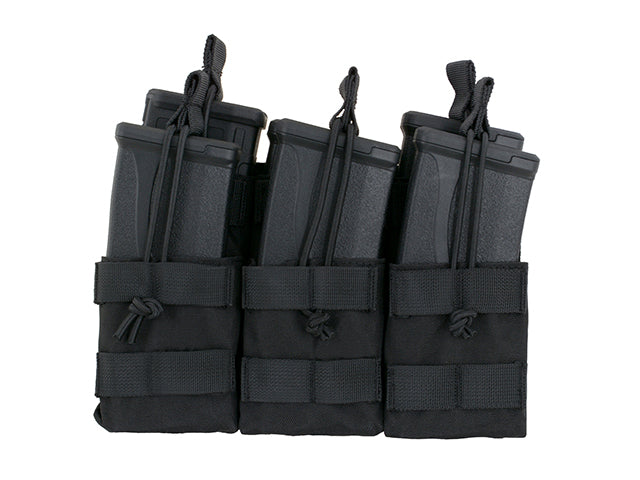 Dreifach Stacker M4/M16/AR-15 Magazintasche - Schwarz [8FIELDS] 1