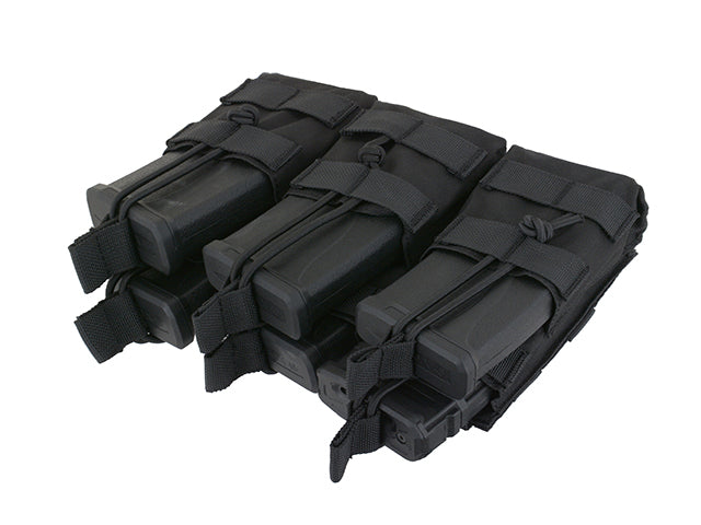 Dreifach Stacker M4/M16/AR-15 Magazintasche - Schwarz [8FIELDS] 2