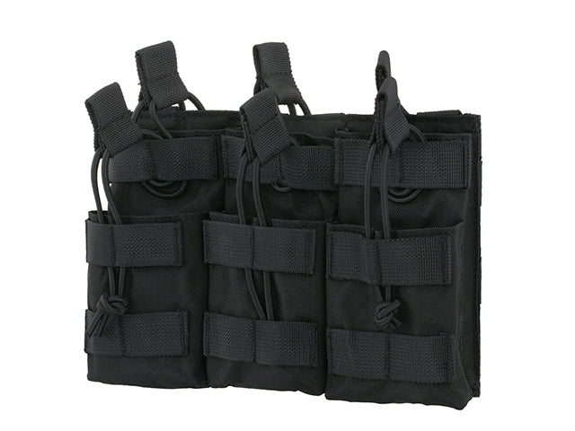 Dreifach Stacker M4/M16/AR-15 Magazintasche - Schwarz [8FIELDS] 3