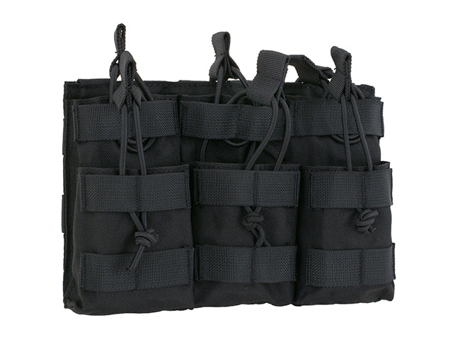 Dreifach Stacker M4/M16/AR-15 Magazintasche - Schwarz [8FIELDS] 5