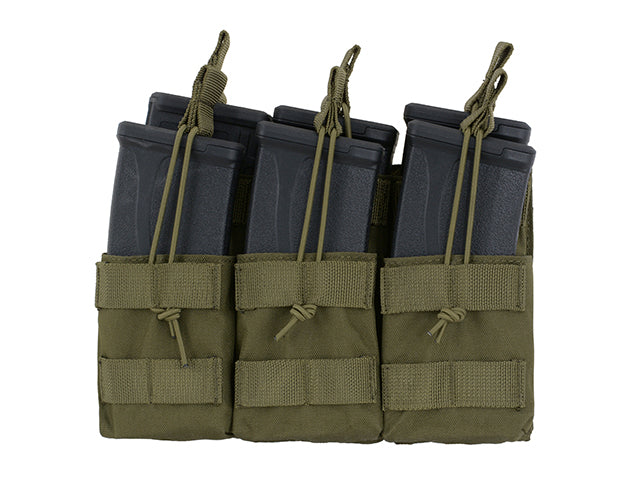 Dreifach Stacker M4/M16/AR-15 Magazintasche - Oliv [8FIELDS] 1
