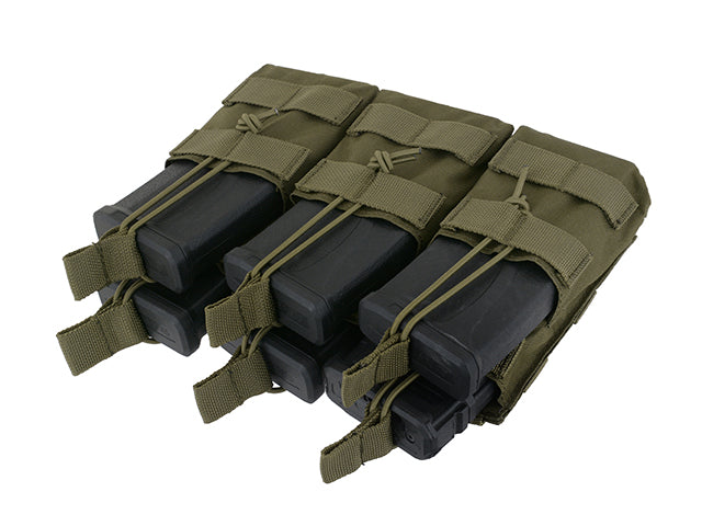 Dreifach Stacker M4/M16/AR-15 Magazintasche - Oliv [8FIELDS] 2