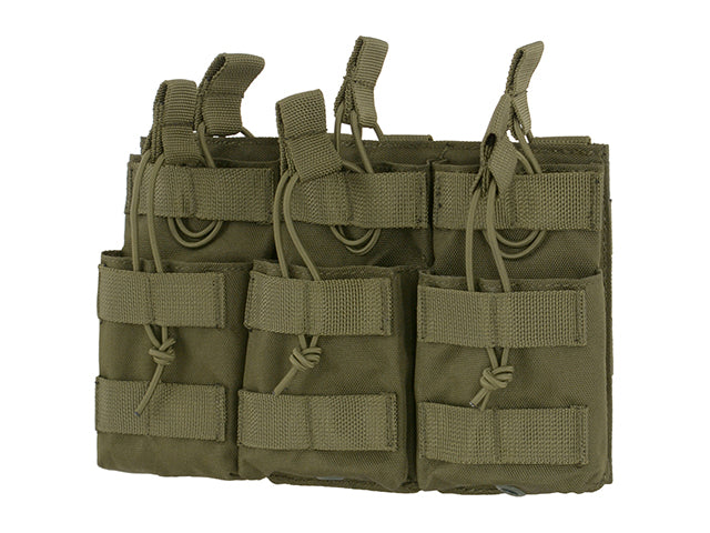 Dreifach Stacker M4/M16/AR-15 Magazintasche - Oliv [8FIELDS] 3