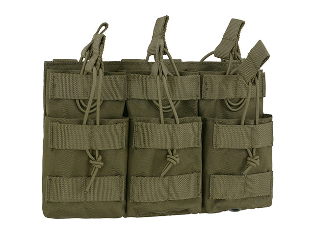 Dreifach Stacker M4/M16/AR-15 Magazintasche - Oliv [8FIELDS] 4
