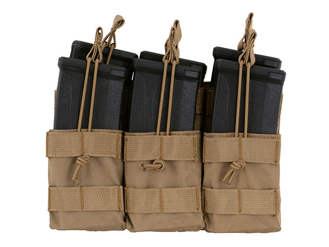 Dreifach Stacker M4/M16/AR-15 Magazintasche - Coyote [8FIELDS] 1