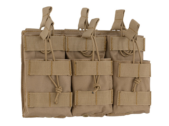 Dreifach Stacker M4/M16/AR-15 Magazintasche - Coyote [8FIELDS] 4
