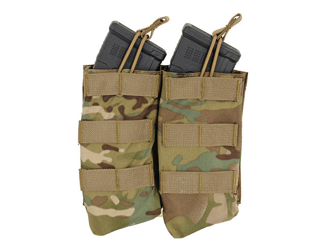 Open-Top Doppel 7.62x39 AK Magazintasche - Multicamo 1