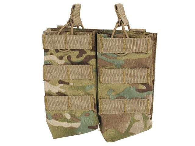 Open-Top Doppel 7.62x39 AK Magazintasche - Multicamo 2