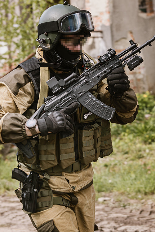 Open-Top Doppel 7.62x39 AK Magazintasche - Oliv [8FIELDS] 6