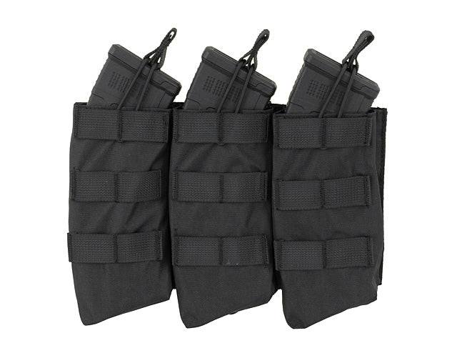 Open-Top Dreifach 7.62x39 AK Magazintasche - Schwarz [8FIELDS] 1