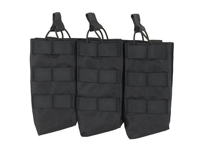 Open-Top Dreifach 7.62x39 AK Magazintasche - Schwarz [8FIELDS] 2