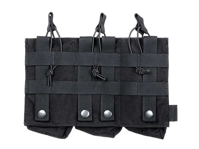 Open-Top Dreifach 7.62x39 AK Magazintasche - Schwarz 3