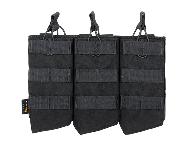 Open-Top Dreifach 7.62x39 AK Magazintasche - Schwarz 4