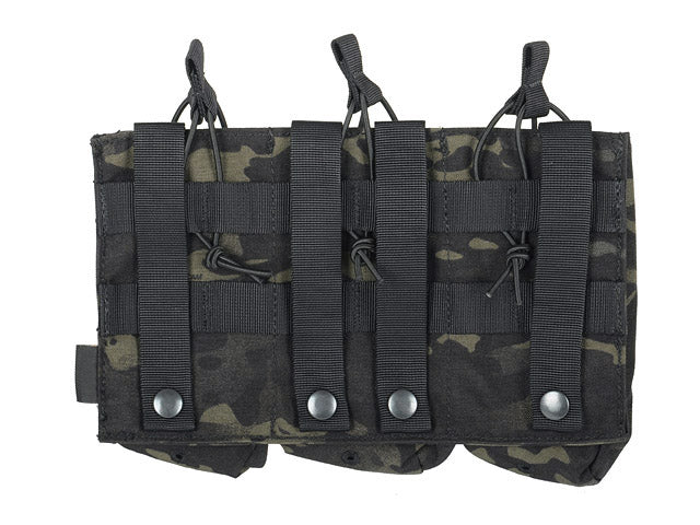 Dreifach AK47/AKM Magazintasche - Multicam Schwarz [8FIELDS PREMIUM] 2