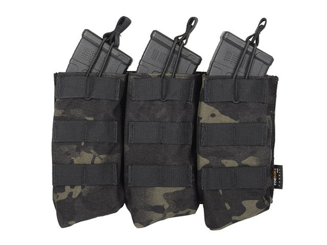 Dreifach AK47/AKM Magazintasche - Multicam Schwarz [8FIELDS PREMIUM] 3