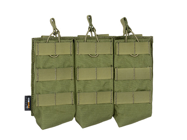 Open-Top Dreifach 7.62x39 AK Magazintasche - Oliv 2