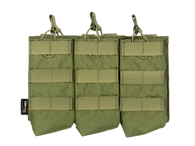 Open-Top Dreifach 7.62x39 AK Magazintasche - Oliv 4
