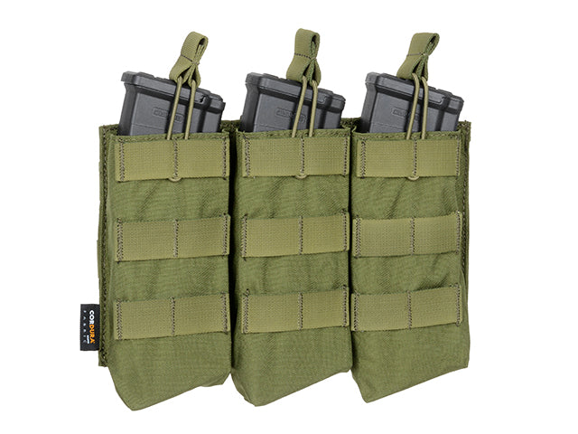 Open-Top Dreifach 7.62x39 AK Magazintasche - Oliv 5