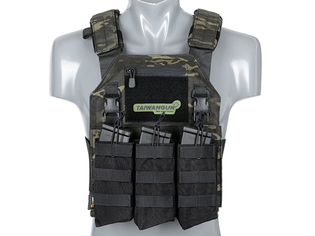 Open-Top Dreifach 7.62x39 AK Magazintasche - Oliv 7