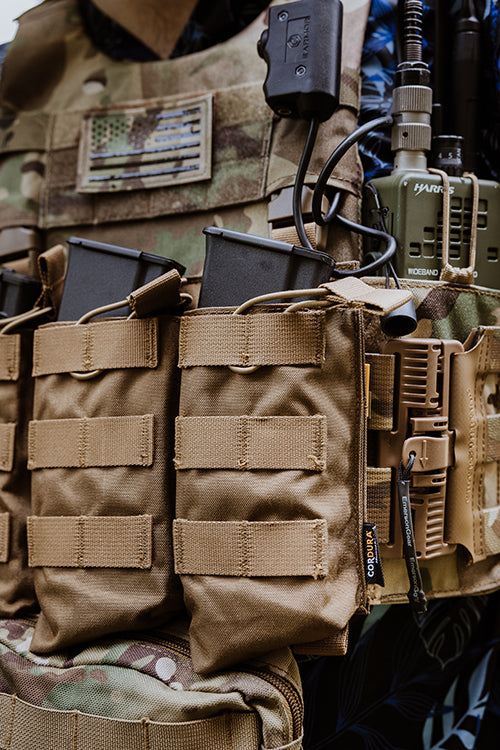 Open-Top Dreifach 7.62x39 AK Magazintasche - Coyote [8FIELDS] 5