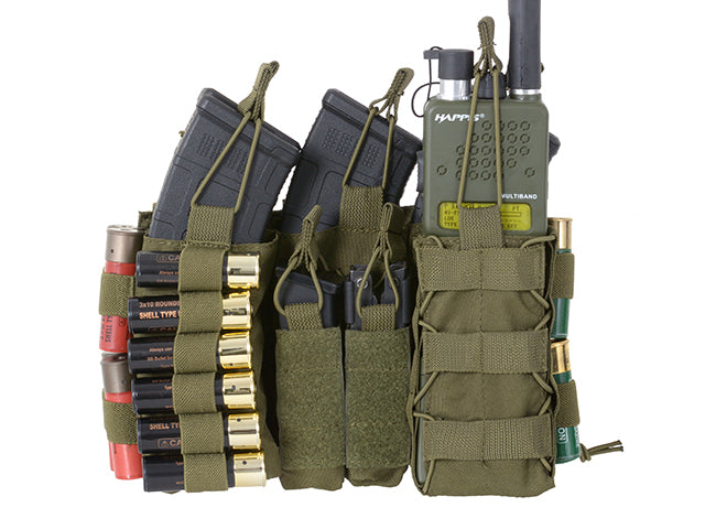 MOLLE-Tasche Multi-Mission MOLLE Front-Panel - Oliv [8FIELDS] 1