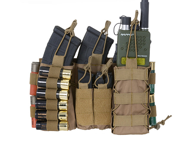 MOLLE-Tasche Multi-Mission MOLLE Front-Panel - Coyote [8FIELDS] 1