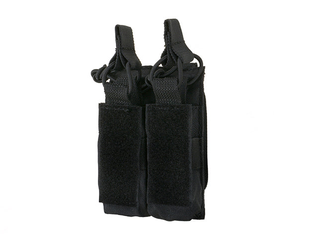 Open-Top Doppel Pistole Magazintasche - Schwarz [8FIELDS] 2