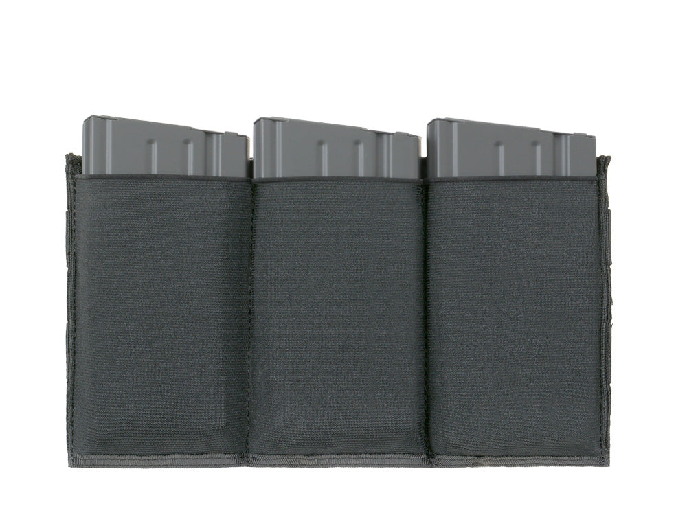 Elastische Dreifach SR25/M14/SCAR-H Magazintasche - Schwarz 1