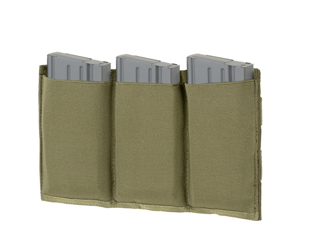 Elastische Dreifach SR25/M14/SCAR-H Magazintasche - Oliv 3