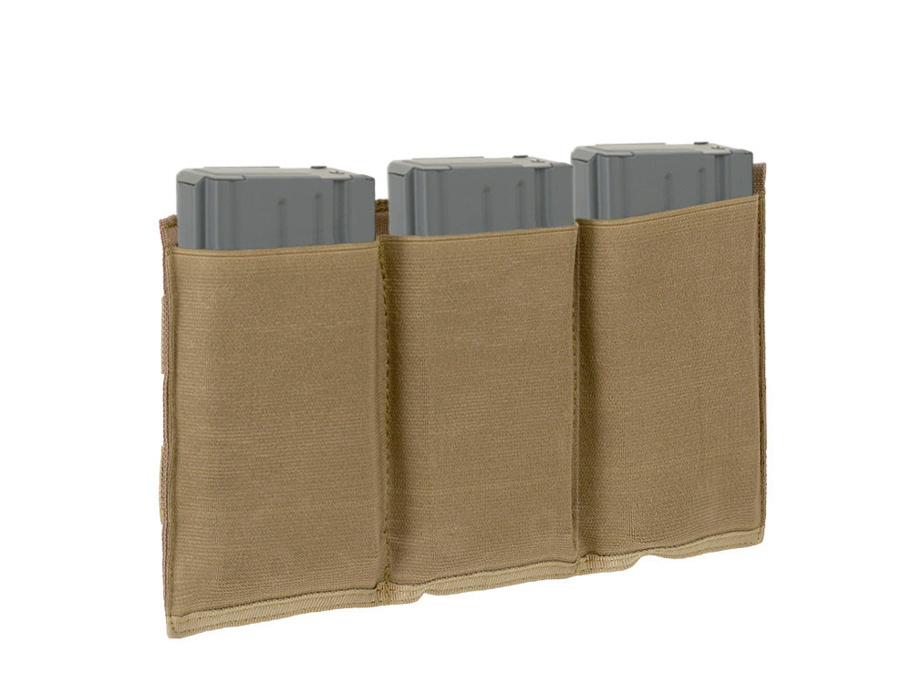 Elastische Dreifach SR25/M14/SCAR-H Magazintasche - Coyote 2