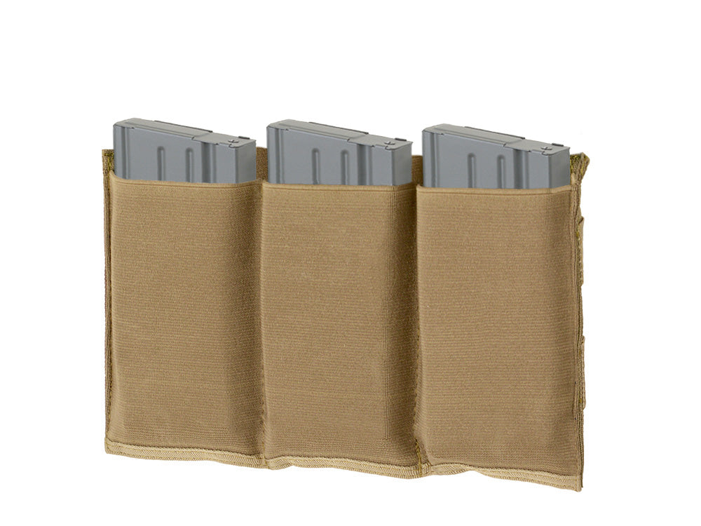 Elastische Dreifach SR25/M14/SCAR-H Magazintasche - Coyote 3