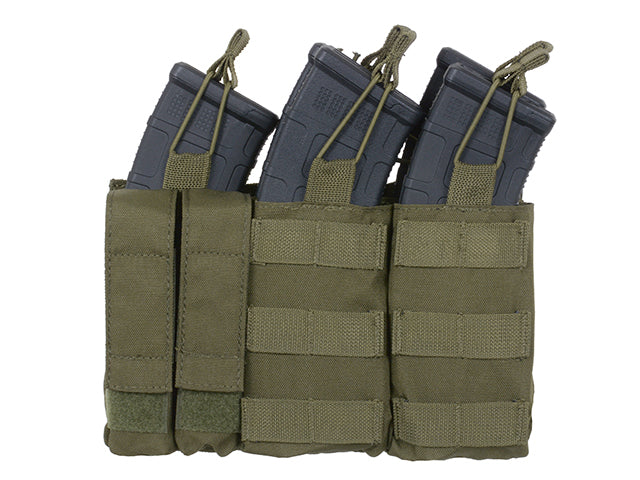 Dreifach AK Mag/Pistole Taschen-Panel (5 plus 2) - Oliv 1