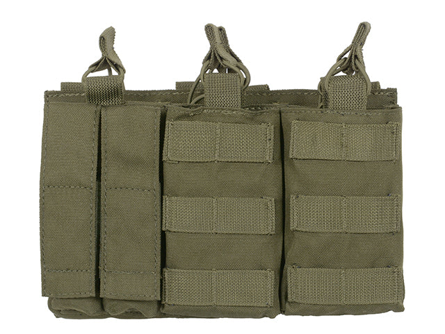 Dreifach AK Mag/Pistole Taschen-Panel (5 plus 2) - Oliv 2