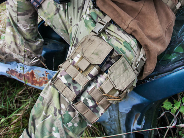 MOLLE-Tasche Modular gepolstert Drop Leg Panel - Oliv [8FIELDS] 3