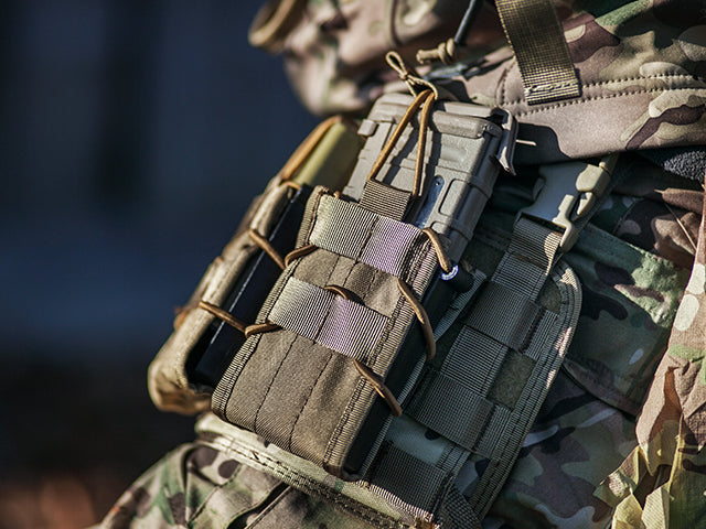 MOLLE-Tasche Modular gepolstert Drop Leg Panel - Oliv [8FIELDS] 5