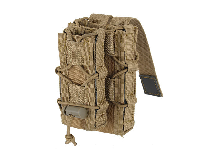MOLLE Combo Rifle/Pistol Mag Speed Pouch - Tan [8FIELDS]
