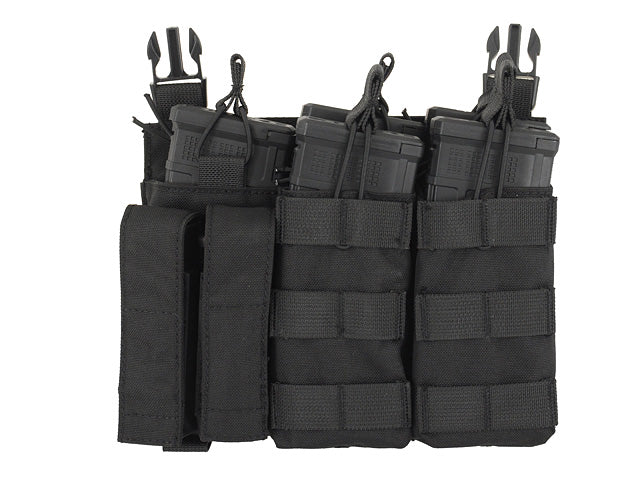 Buckle Up Dreifach 5.56/Pistol Tasche Panel - BK 1