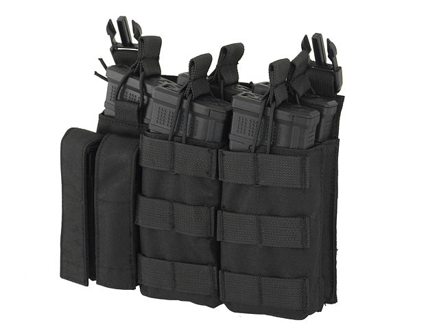 Buckle Up Dreifach 5.56/Pistol Tasche Panel - BK 3