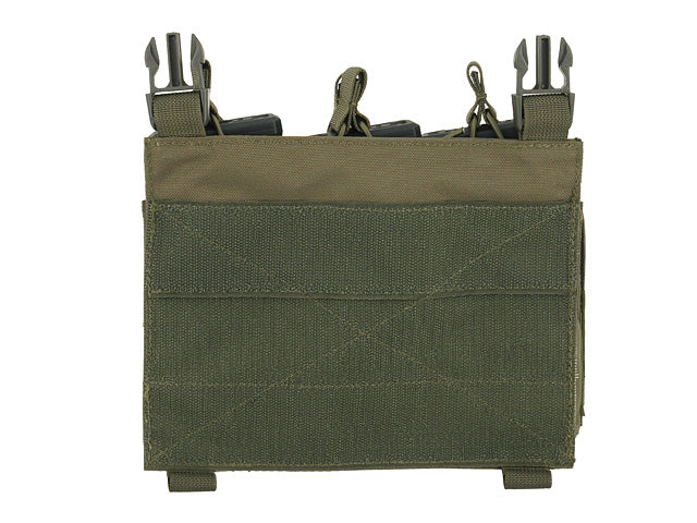Buckle Up Dreifach 5.56/Pistol Tasche Panel - Oliv 2
