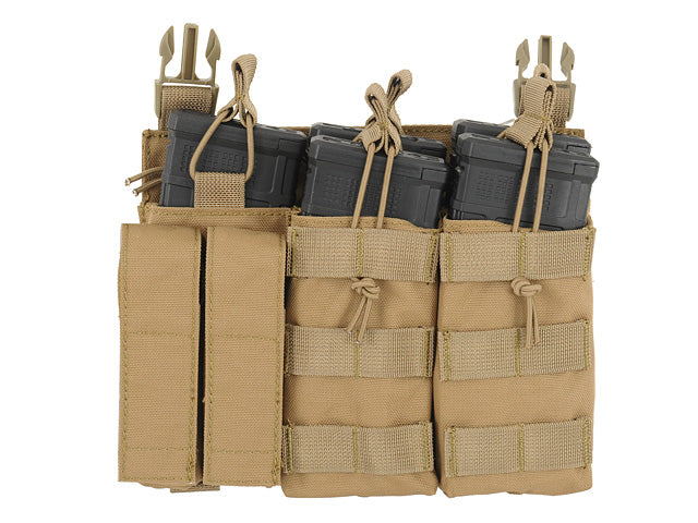 Buckle Up Dreifach 5.56/Pistole Taschen-Panel - Coyote 1
