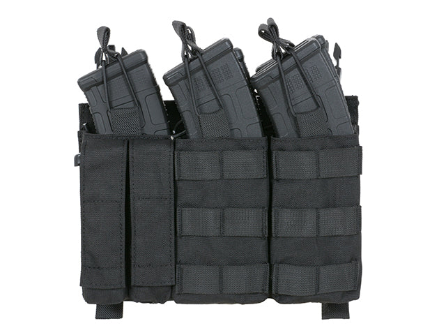 Buckle Up Dreifach AK Magazin-/Pistolentaschen-Panel - Schwarz