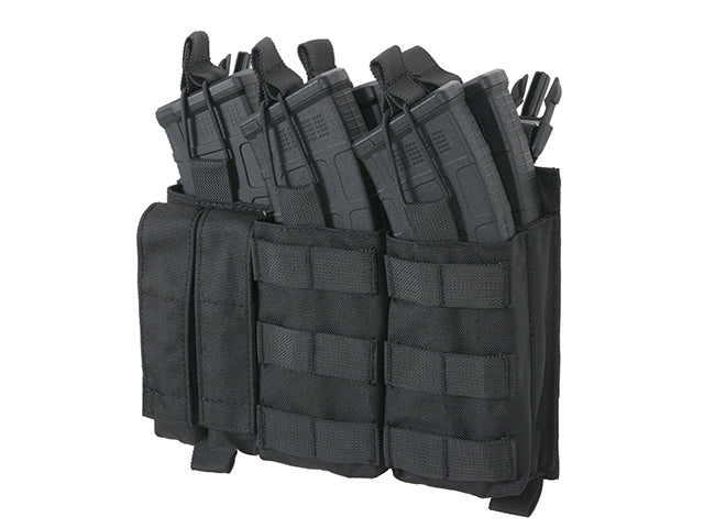 Buckle Up Dreifach AK Mag/Pistole Taschen-Panel - Schwarz 3