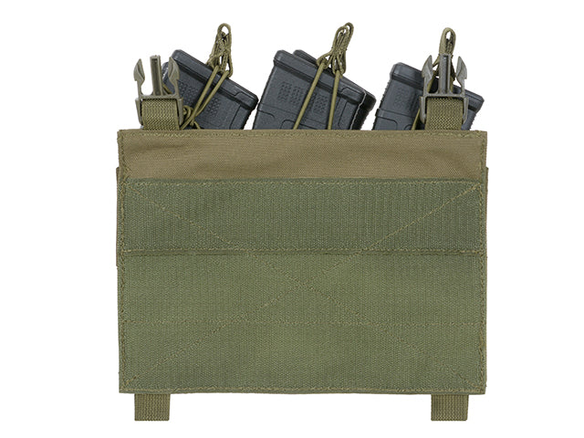 Buckle Up Dreifach AK Mag/Pistole Taschen-Panel - Oliv 2