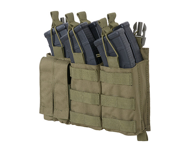 Buckle Up Dreifach AK Mag/Pistole Taschen-Panel - Oliv 3