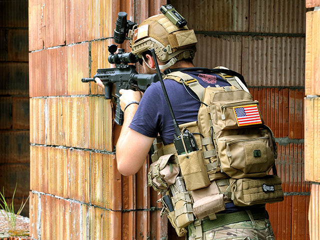 Mehrzwecktasche Assault Back Panel Mod.2 - Schwarz [8FIELDS] 6