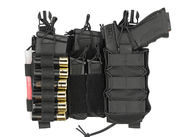 MOLLE-Tasche Buckle Up Multi-Mission Front-Panel - Schwarz [8FIELDS] 1