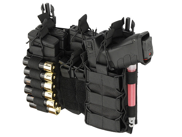 MOLLE-Tasche Buckle Up Multi-Mission Front-Panel - Schwarz [8FIELDS] 4