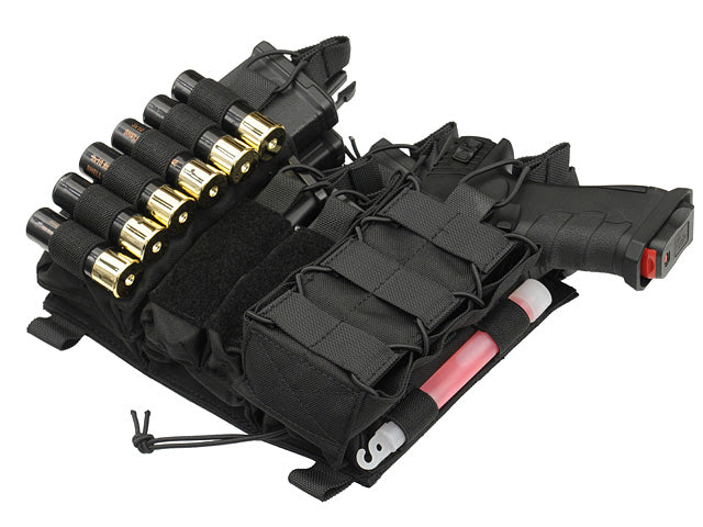 MOLLE-Tasche Buckle Up Multi-Mission Front-Panel - Schwarz [8FIELDS] 5