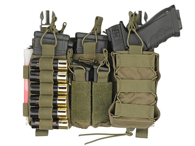 MOLLE-Tasche Buckle Up Multi-Mission Front-Panel - Oliv [8FIELDS] 1
