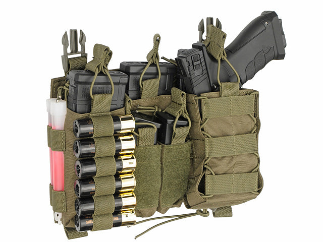 MOLLE-Tasche Buckle Up Multi-Mission Front-Panel - Oliv [8FIELDS] 3